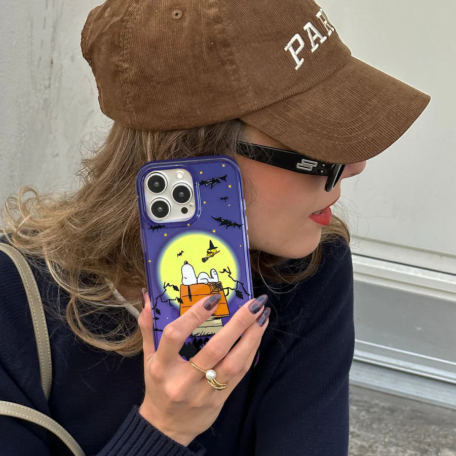Snoopy Midnight Moon iPhone Case