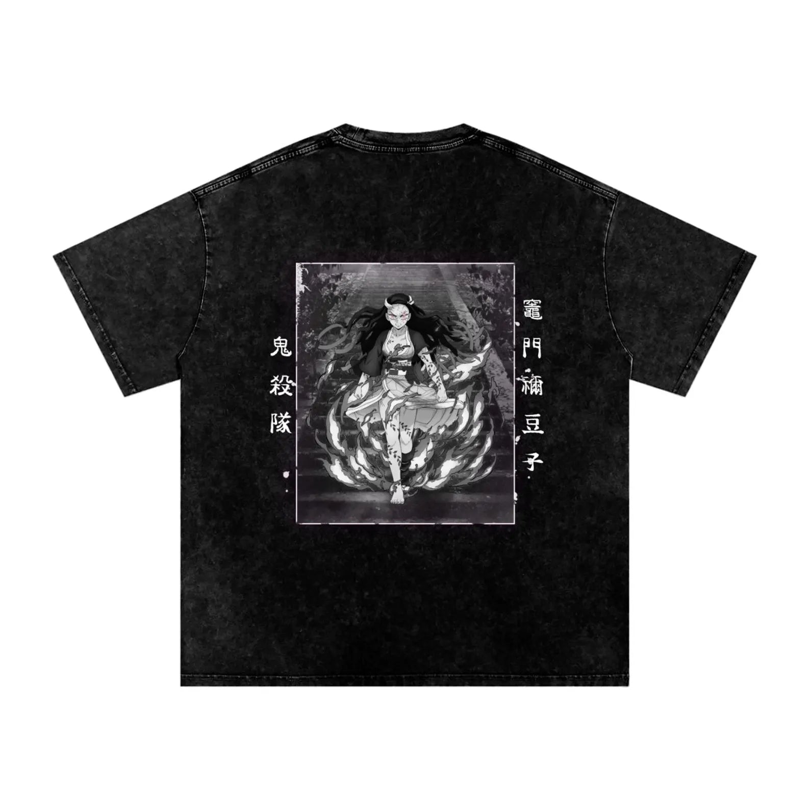 Demon Slayer Oversized T-Shirt – Heavyweight 250GSM Anime Tee – Japanese Streetwear Unisex Shirt